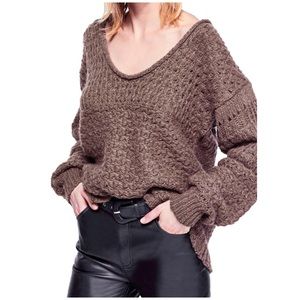 Free People Crashing Waves Pullover Sweater